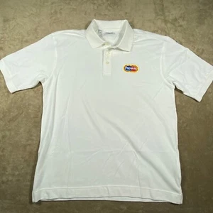 Cutter & Buck Popsicle Employee Polo Mens XL White Classic Golf Summer Shirt - Picture 1 of 7