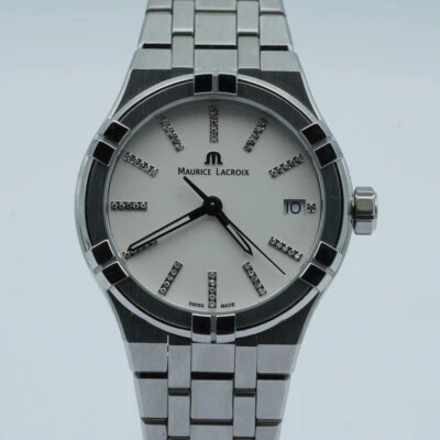 Maurice Lacroix AIKON Cuarzo 35 AI1106 Acero Buen Estado 35MM ML237 Foto 1 de 4