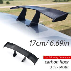 Universal Mini Spoiler Car Auto Rear Tail Decoration Spoiler Wing Carbon Fiber
