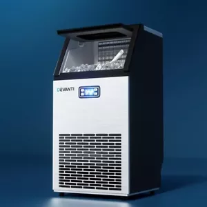 Commercial Ice Maker, Stainless Steel 24Hrs Cream Cube Makers Machine Flake Stor - Picture 1 of 7