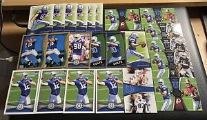 2012 Topps, Chrome Indianapolis Colts 23-Card Andrew Luck, Fleener - Manning Lot