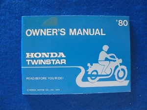 Honda 1980 Twinstar CM200T New Old Stock Original Factory Owners Manual f586 - Picture 1 of 5