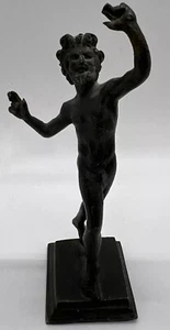 BRONZE BACCHUS FIGURE ANCIENT ROMAN SMALL EFFIGY 128g - Bild 1 von 6