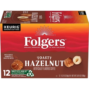 Folgers Tostado Sabor Avellana Café 72 Keurig K Taza Cápsulas - Imagen 1 de 13