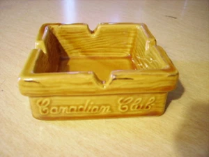 Cenicero de cerámica vintage - Canadian Club CC Whiskey - NEW OLD STOCK - Imagen 1 de 4