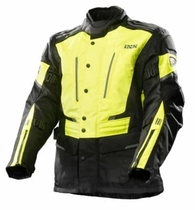 GIACCA MOTO IXS NERO UOMO GIALLO TOUR JACKET POWELLS-ST - Imagen 1 de 1