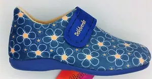 Slippers - Ladies - Ankle Bootie- Adjustable - DeValverde 9725 - Blue - Picture 1 of 3