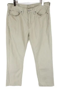 Levi's 514 Vaqueros Hombre W34/L29 Rectos Para Cremallera Fly Ocio Marrón Claro - Imagen 1 de 9