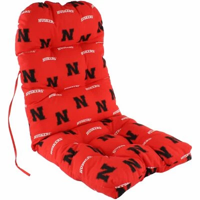 Almofada para cadeira de pátio Nebraska Huskers Adirondack - Imagem 1 de 3