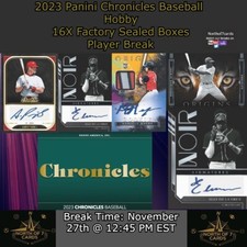 Rickey Henderson 2023 Panini Chronicles Baseball Hobby 1X Case Player BREAK #7