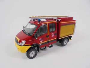 Fire Engine Iveco daily 4x4 GIMAEX - 1:43 Hachette IXO Firefighter CPL36 - Picture 1 of 6