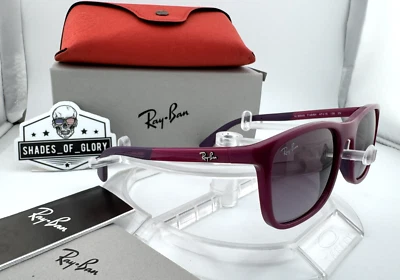 GAFAS DE SOL RAY-BAN JUNIOR RJ 9084S 71498H FUCSIA VIOLETA DEGRADADO NIÑOS 47 MM NUEVAS Foto 1 de 4