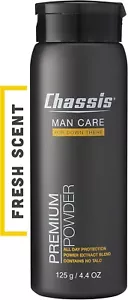 Chassis Premium Body Powder for Men, Original Fresh Scent Talc-Free Body Powder - Picture 1 of 28