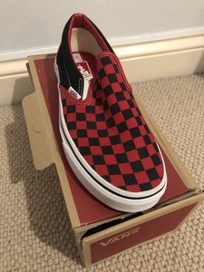 red checkered vans uk