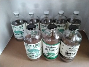 Bottle Jars Chameleon Cold Brew Coffee Eight EMPTY Bottles Arts & Crafts - Picture 1 of 9
