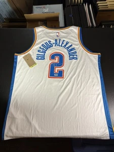 Shai Gilgeous-Alexander Autogramm OKC Thunder Signed Jersey NBA Invest PSA MVP - Bild 1 von 20