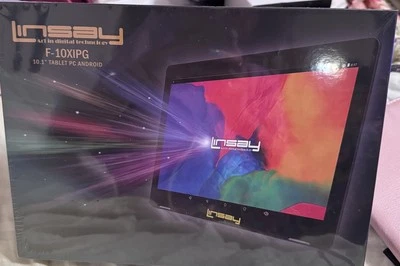 NIB!! LINSAY 10.1" F10XIPG HD 128gb Octa-Core Tablet.Case W/Keyboard Bundle Incl - Image 1 of 3