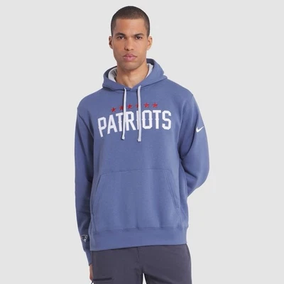 New England Patriots Nike Rivalries Collection Sideline Club Pullover Hoodie XL - Image 1 of 4