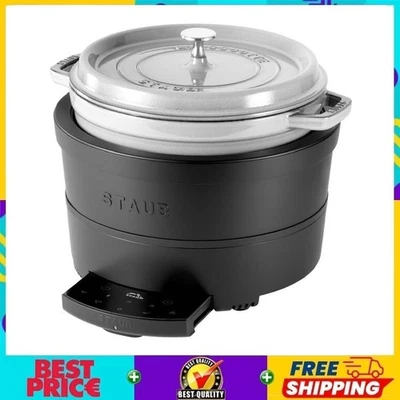 🔥 Staub Cast Iron - Accessories Precision Induction Multi Cooker, black matte ⚡ - Image 1 of 4