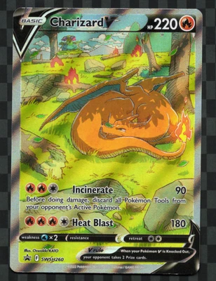 Charizard V - SWSH260 Promo Holo NM Pokemon SWSH: Sword & Shield Promo Cards - Image 1 of 2