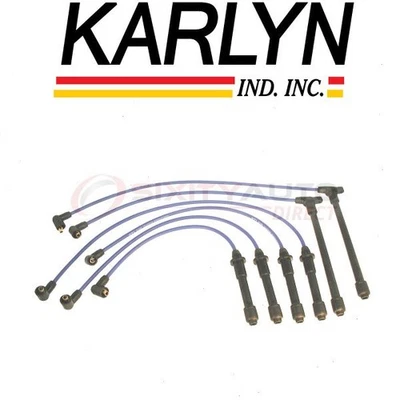 Karlyn Spark Plug Wire Set for 1999-2001 Nissan Frontier 3.3L V6 - Ignition uh Foto 1 de 4