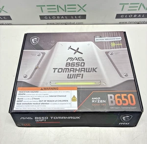 MSI MAG B650 TOMAHAWK WiFi AM5 ATX AMD Motherboard (MZ-21) - Picture 1 of 6