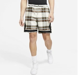 Pantalones Cortos Nike Air Jordan Why Not Zer0 Lana Diamante Para Hombres Marfil Negro A Cuadros Talla XXL - Imagen 1 de 11