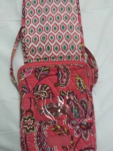 Vera Bradley rosa Wirbel Paisley Hipster Crossbody Schultertasche Handtasche EUC - Bild 1 von 6