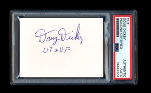 DOUG DICKEY FIRMATO MINT CUT PSA/DNA AUTOGRAFO UNIVERSITÀ DELLA FLORIDA TENNESSEE - Foto 1 di 1