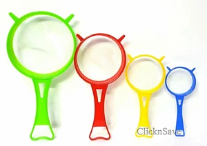 4pcs Multi Purpose Plastic Kitchen Strainer Sieve Colander Set Four Sizes In Set - Picture 1 of 1