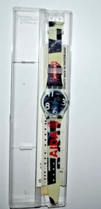 VERY RARE Vintage 1997 Swatch Luxor Tutankhamun Aida GG141C LIMITED Edit Watch - Picture 1 of 13