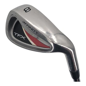 Affinity TFX 8 Iron Mens RH Golf Club Steel Shaft Pro Velvet Golf Grip 37" - Picture 1 of 5