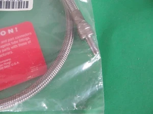 Swagelok SS-TC4TA4PM4-32 SS Braided Carbon Black Teflon Hose - Picture 1 of 1