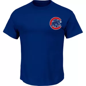 Majestic Chicago Cubs T-Shirt - Blue, Sizes: M, L () - Picture 1 of 2