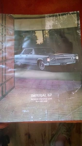 Folleto catálogo Imperial 67 Chrysler 1967 - Imagen 1 de 3