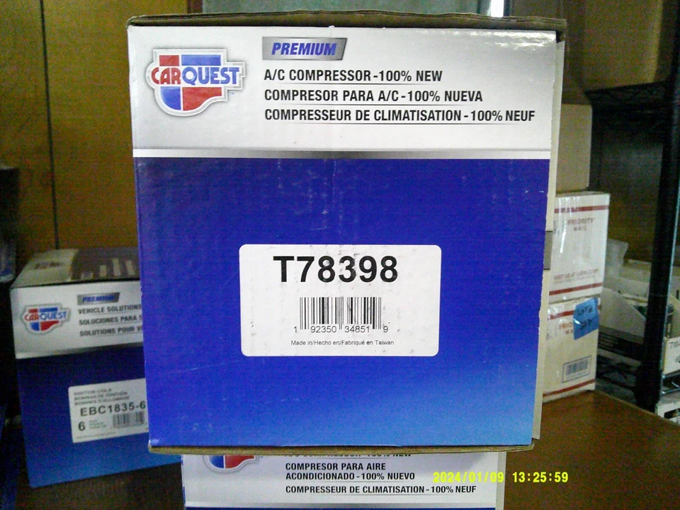 Compresor de aire acondicionado CARQUEST T78398 NUEVO PARA ALGUNAS APLICACIONES Dodge Ram 03-08 5,7 L. Foto 1 de 1