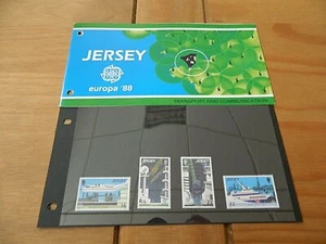 1988 JERSEY AEUROPA-TRANSPORT AND COMMUNICATION PRESENTATION PACK-MINT CONDITION - Picture 1 of 2