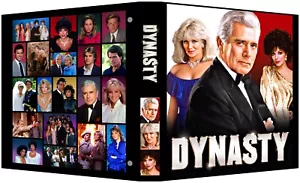 DYNASTY Custom 3-Ring Binder Photo Album LINDA EVANS/JOAN COLLINS/JOHN FORSYTHE - Picture 1 of 5