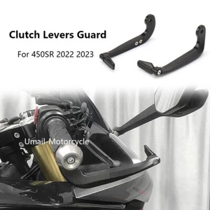2022 2023 Handlebar Hands Guard Brake Clutch Levers Protector For CFMOTO 450SR - Picture 1 of 8