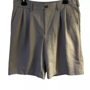Pre Owned Mens Izod Golf Athletic Shorts Gray Sz 32 Functional Style - Picture 1 of 13