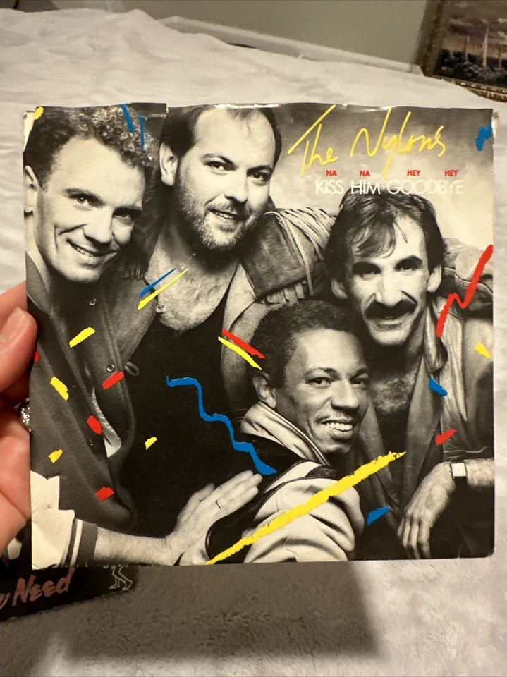 THE NYLONS KISS HIM GOODBYE / WHAT THEY CALL MAGIC 45 NM Open Air OS-0022 1987 - Image 1 of 4