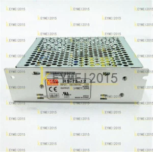 ONE NEW RS-75-12 6Amp Mean Well AC to DC Power Supply Single Output 12V 72W - Picture 1 of 1