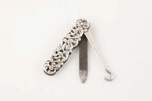Silver 925 Vintage Unger Brothers Hook & Nail File (8.01g.) - Picture 1 of 3