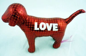 Victoria's Secret PINK Mini Plush Love Dog Red with Red Dots 2009 - Picture 1 of 6