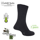 2 X Norfolk® Mens "everyday" Socks, Super Comfy! Bamboo & Cotton Blend - Simon
