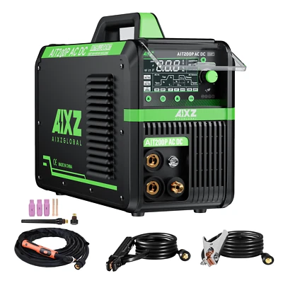AIXZ 200A Aluminum TIG Welder IGBT AC/DC Pulse HF MMA/Stick Tig Welding Machine - Image 1 of 4