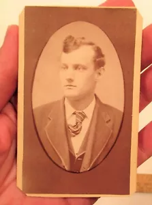 Young MAN - vintage PHOTOGRAPH - CDV - listing # 17 - Picture 1 of 6