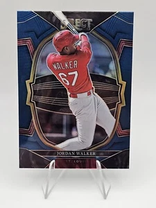 2023 Panini Select Baseball Concourse Blue Jordan Walker #45 (RC) - Picture 1 of 2