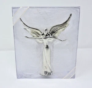 Serenity by Seasons of Cannon Falls Angel 5.5 in Metal Figurine Mother Leaning - Picture 1 of 8