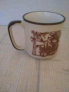 Rare Brown Collectible Strawberry Shortcake Mug Vintage Made In Japan - Picture 1 of 5